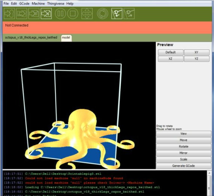 Le modèle 3D est prêt pour l'impression