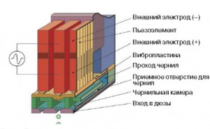 Tête d'impression piézoélectrique