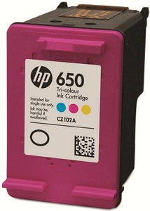 Cartouche couleur HP 650